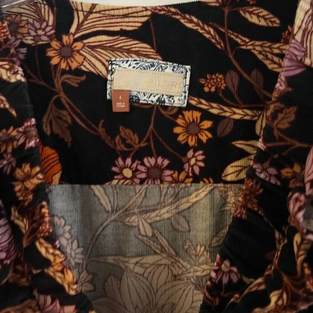 Anthropologie Pilcro Tiered Corduroy Dress - Picture 4 of 10